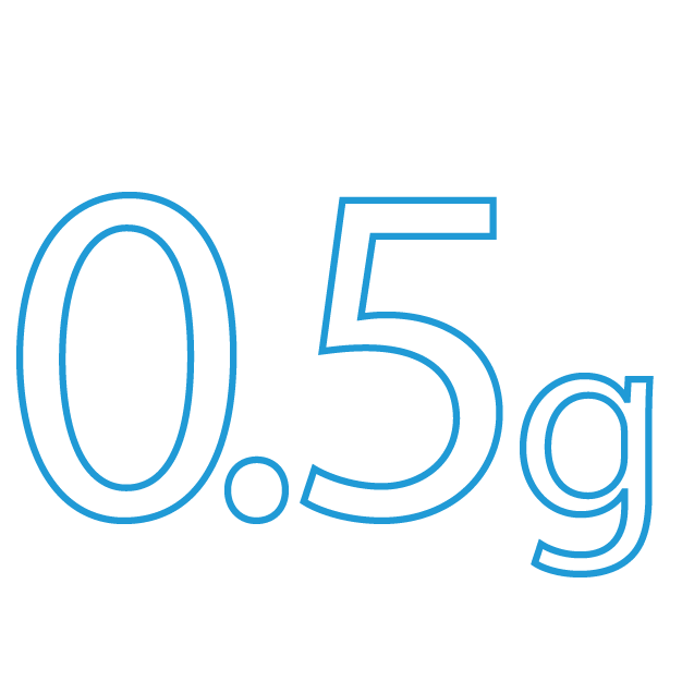 0.5 grams icon